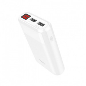 Power Bank Hoco B35B Entourage Mobile 8000 mAh Fast Charging με υποδοχή Micro-USB και 2 Θύρες USB Λευκό 6957531086116